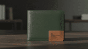Forest Edge (Bottle Green) Bifold Leather Wallet