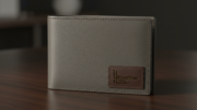 Storm Gray Bifold Leather Wallet